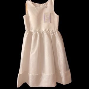 NWT Girls all white formal Dress